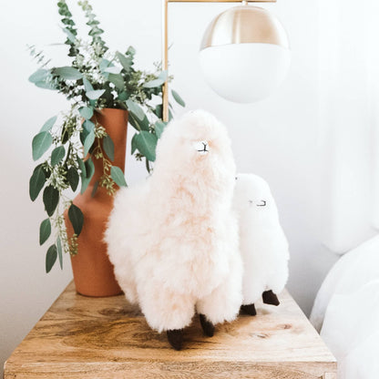 POKOLOKO Alpaca Fur Standing Alpaca #color_white