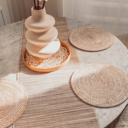 POKOLOKO Charger Placemat #color_charger-placemat-white-wash