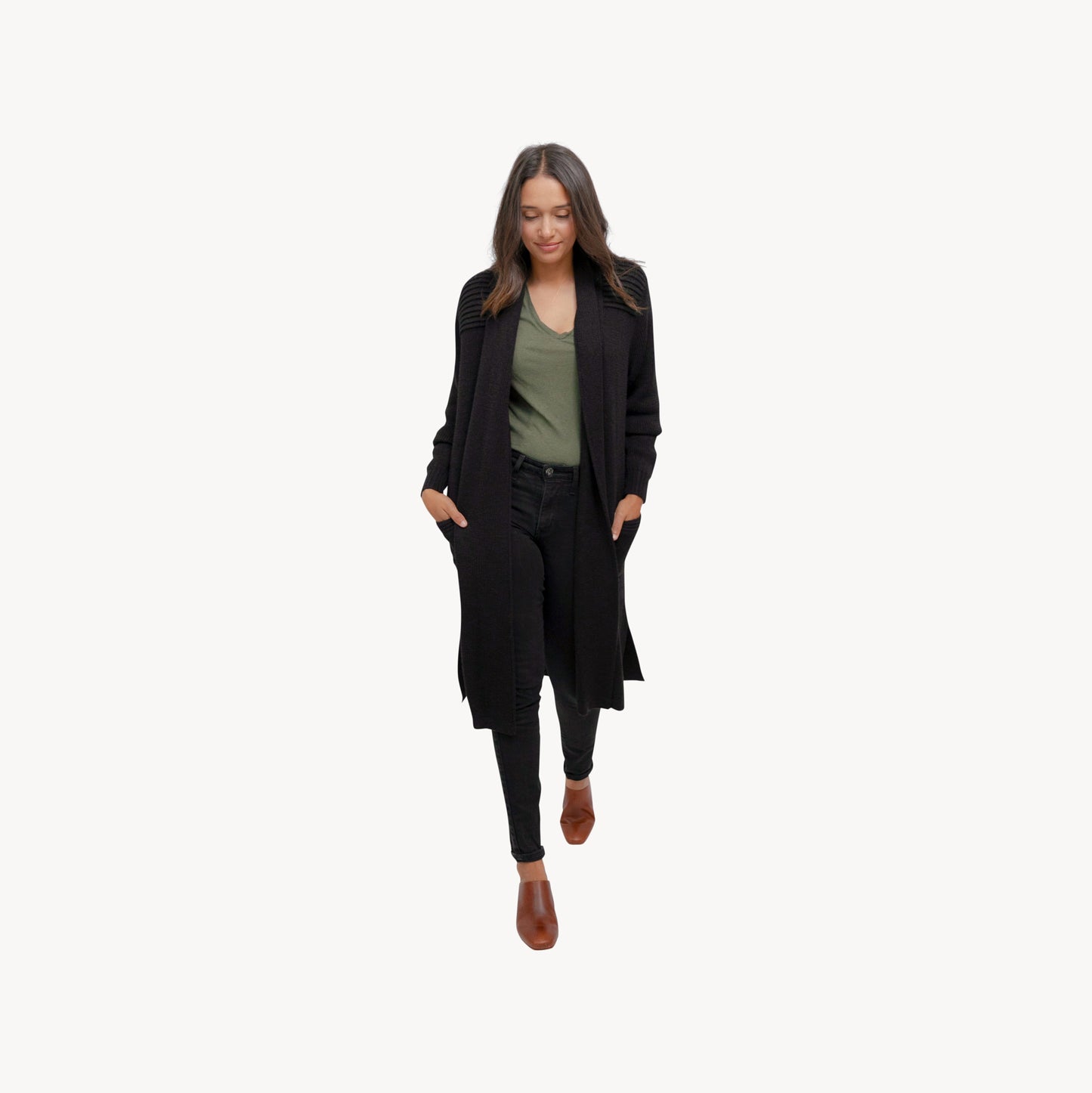 POKOLOKO Long Cartier Alpaca Sweater #color_black-cartier