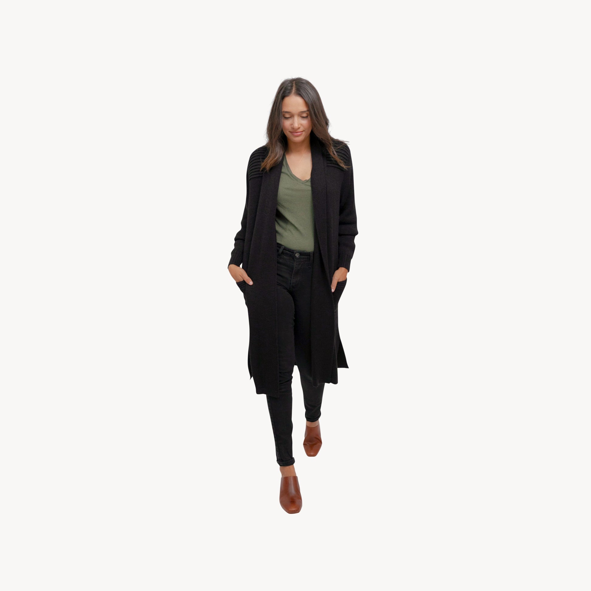 POKOLOKO Long Cartier Alpaca Sweater #color_black-cartier