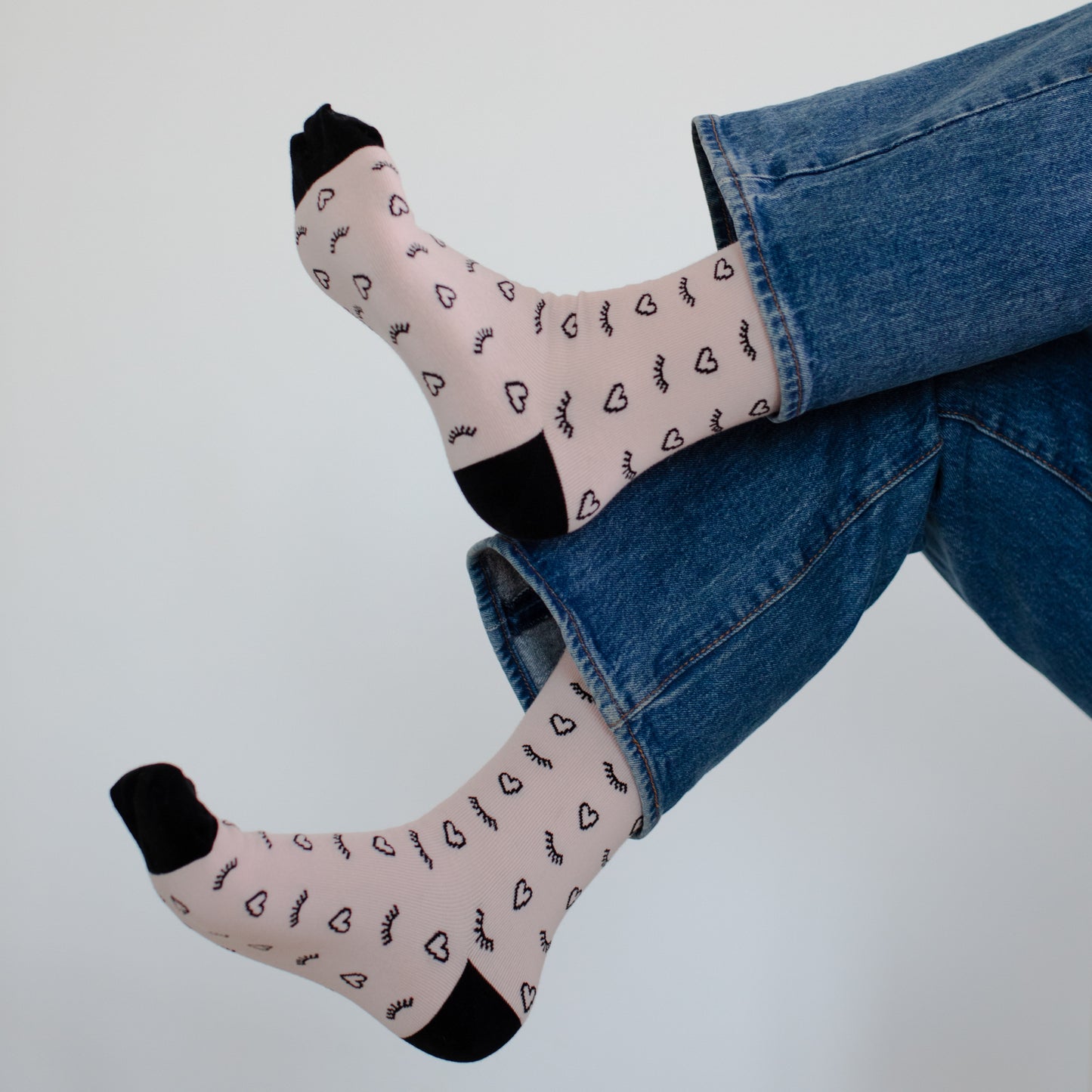 Chaussettes imprimées réchauffe-cœur