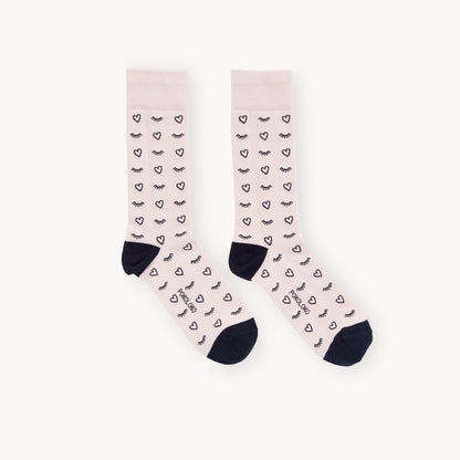 Chaussettes imprimées réchauffe-cœur