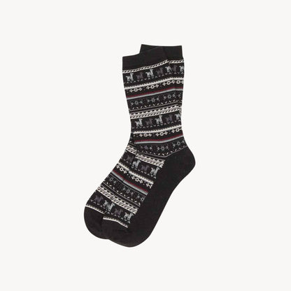 POKOLOKO Print Socks #color_black-print