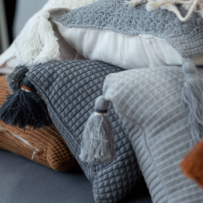 POKOLOKO King Pillow - 12x20" #color_king-charcoal-grey