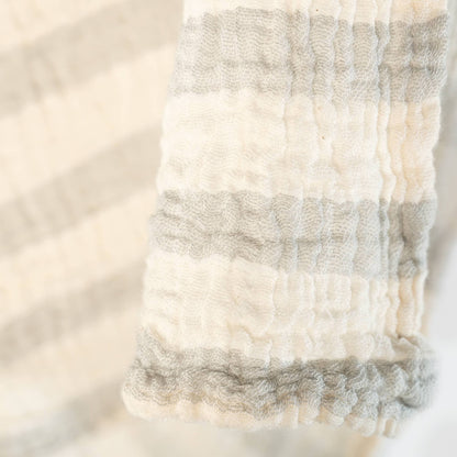 POKOLOKO Sailor Muslin Baby Blanket #color_sailor-grey