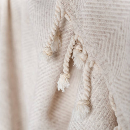 POKOLOKO Sophia Lambswool Throw Blanket #color_london-sophia