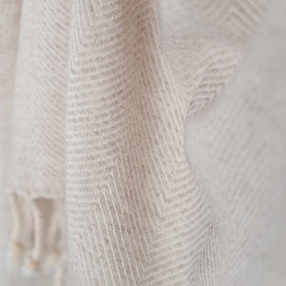 POKOLOKO Sophia Lambswool Throw Blanket #color_london-sophia