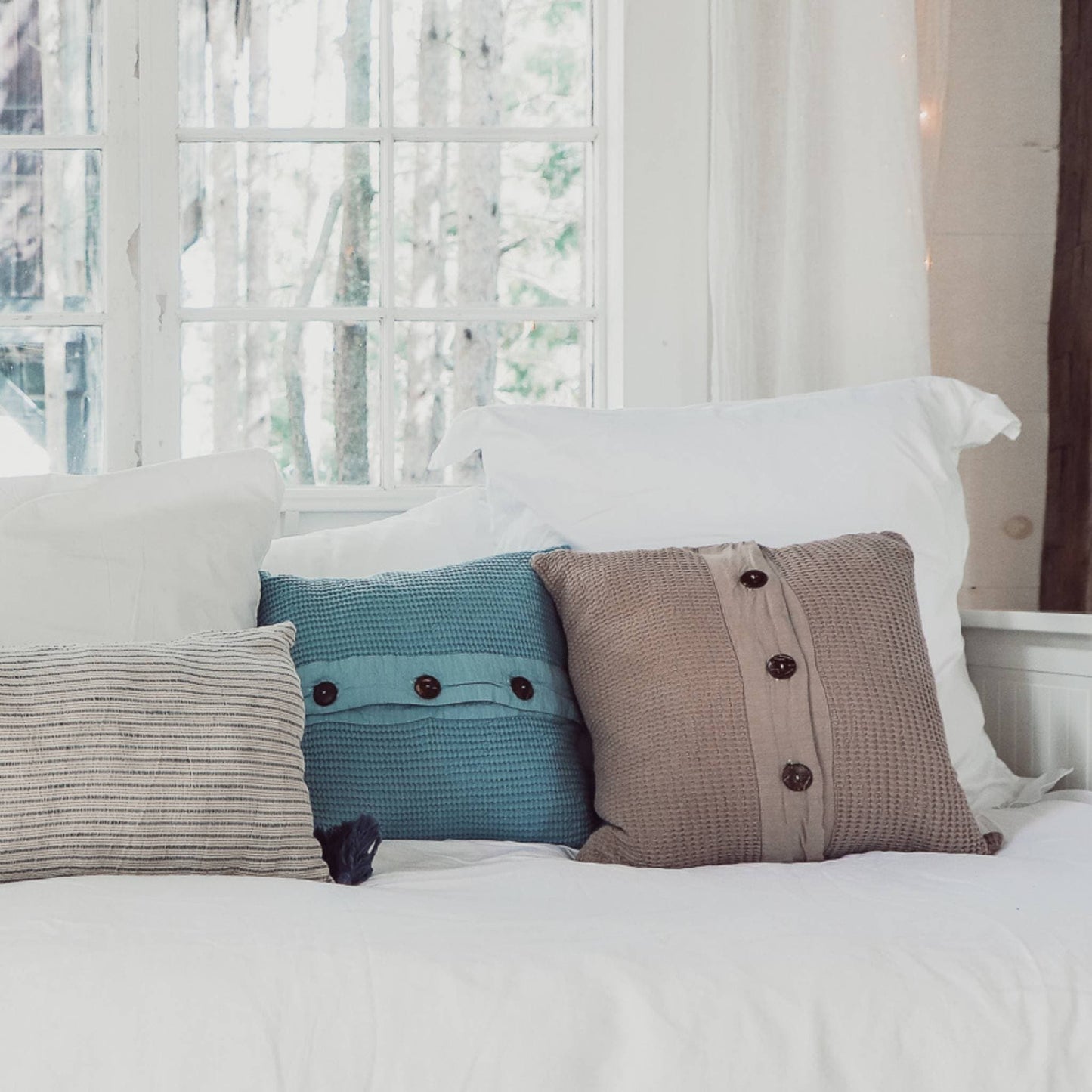 POKOLOKO Wave Pillow #color_seawave-blue-pillow