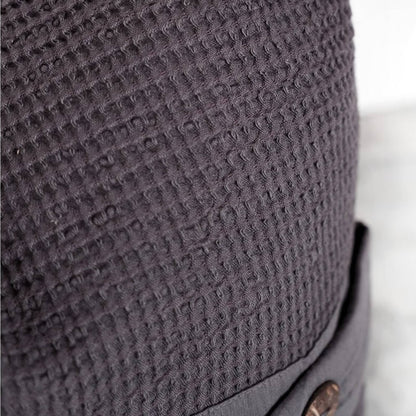 POKOLOKO Wave Pillow #color_charcoal-grey-pillow