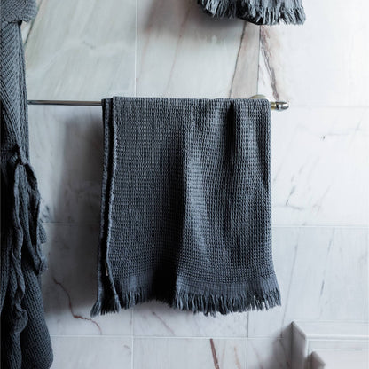 POKOLOKO Wave Towel #color_charcoal-wave-towel