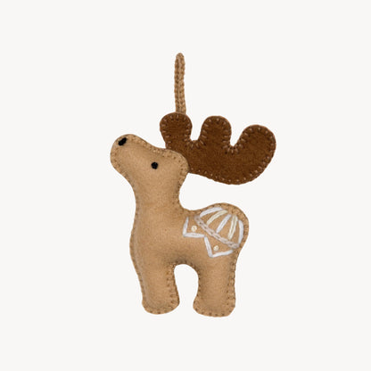 POKOLOKO Hand-Embroidered Ornament #color_moose