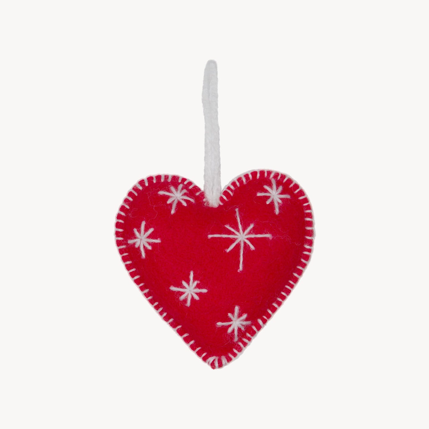 POKOLOKO Hand-Embroidered Ornament #color_heart