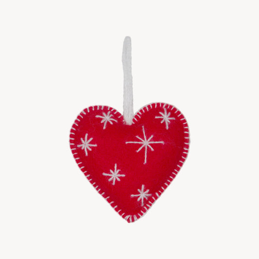 POKOLOKO Hand-Embroidered Ornament #color_heart