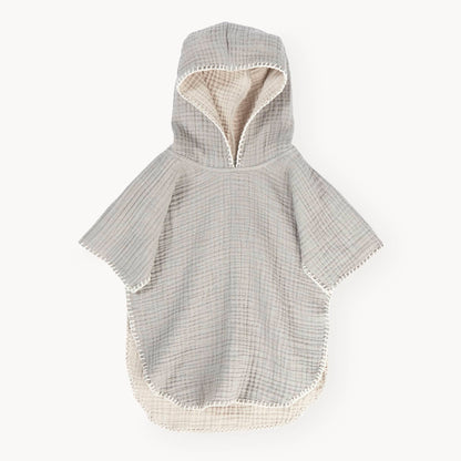 POKOLOKO Crinkle Kids Poncho #color_moss