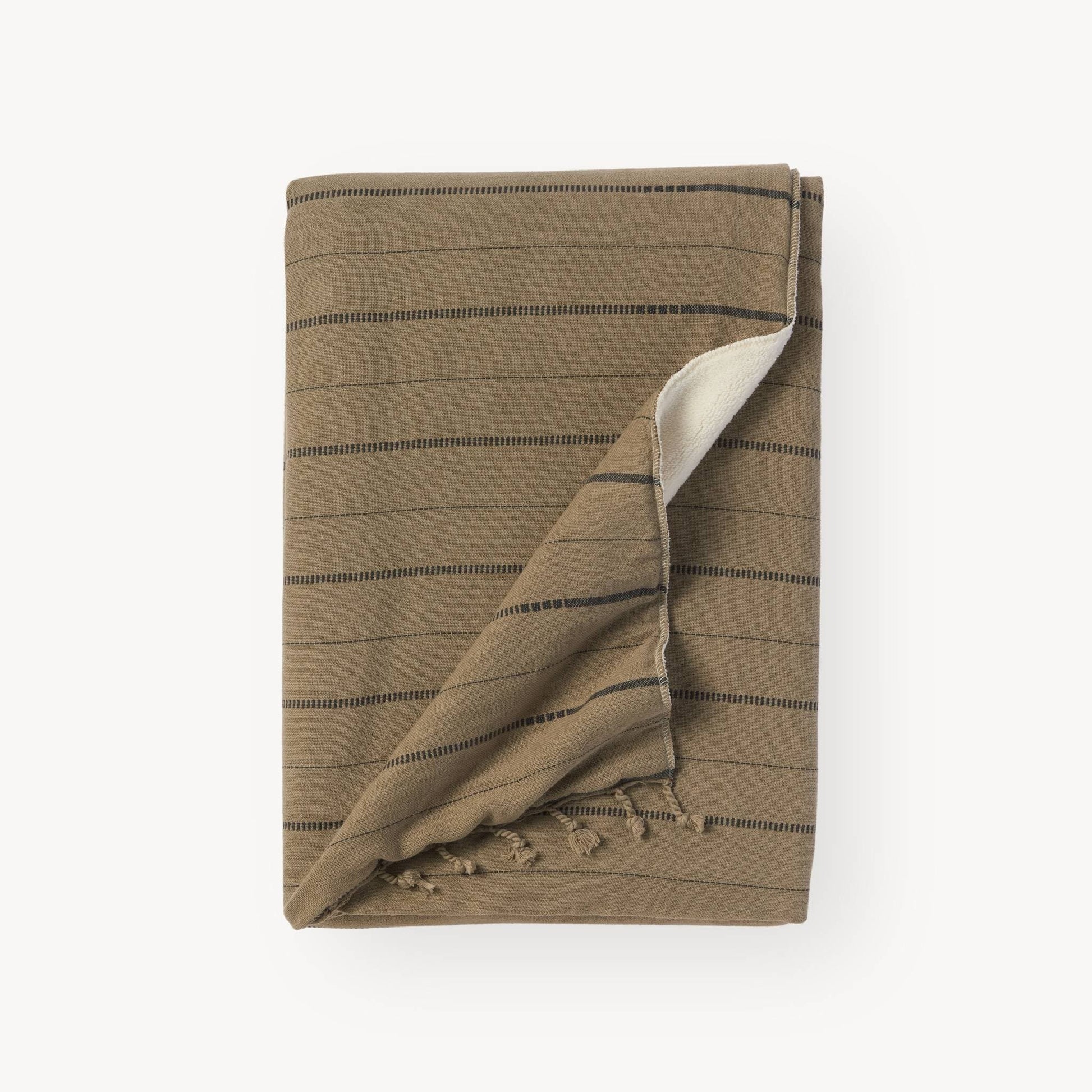 POKOLOKO Irena Fleece-Lined Throw #color_irena-bark