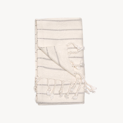 POKOLOKO Striped Bamboo Hand Towel #color_mist-striped-bamboo