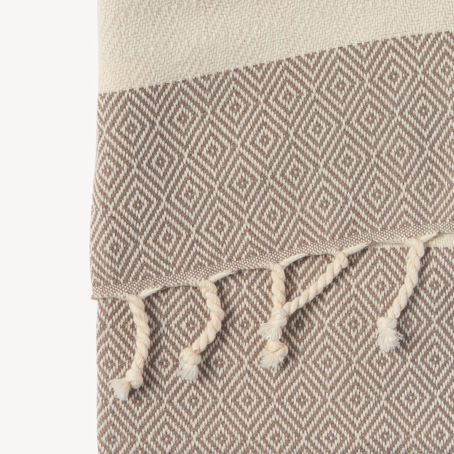 POKOLOKO Diamond Hand Towel #color_dune-diamond