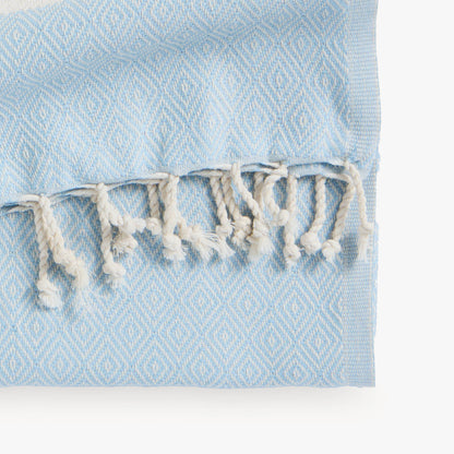 POKOLOKO Diamond Hand Towel #color_iceberg-diamond