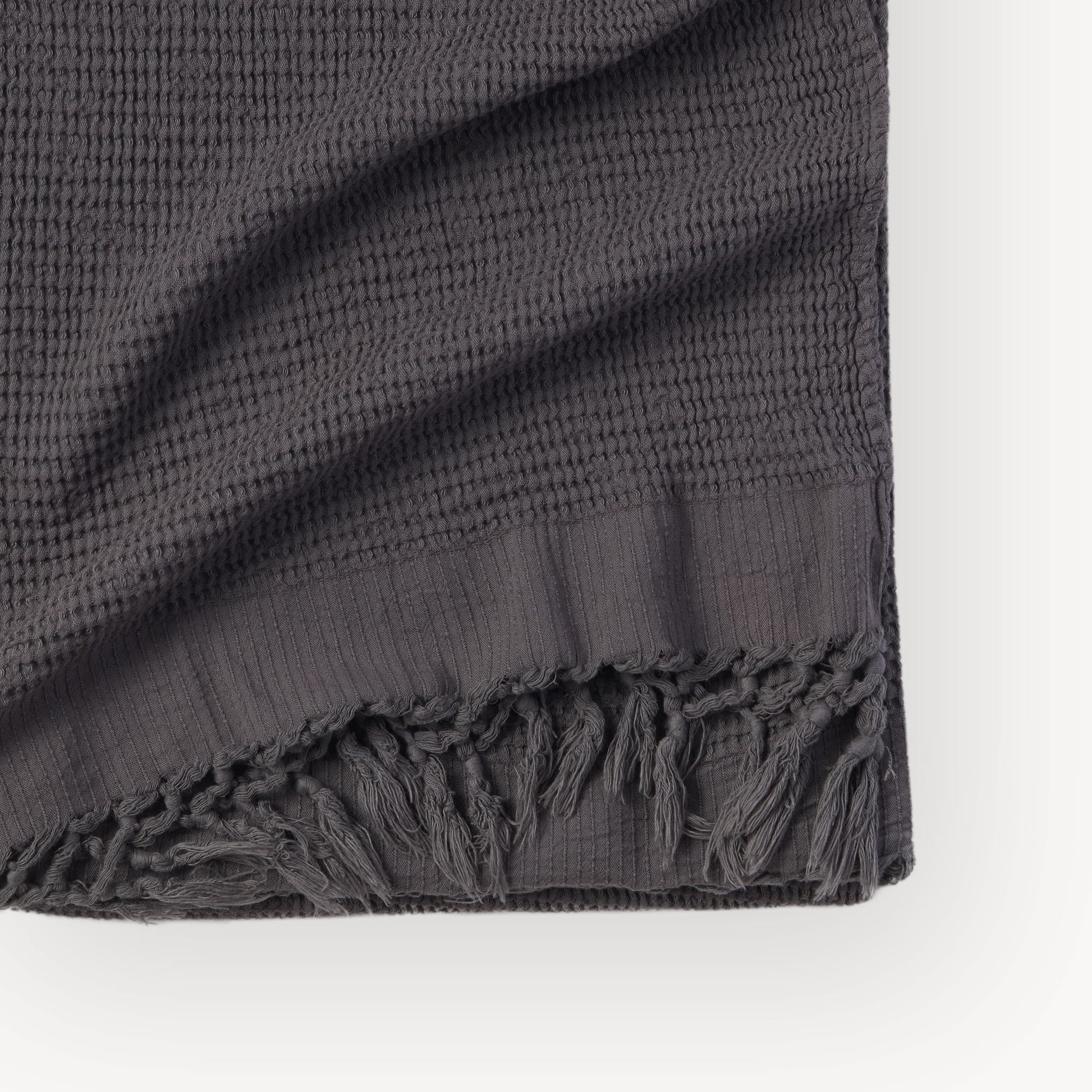 POKOLOKO Wave Throw #color_charcoal-wave
