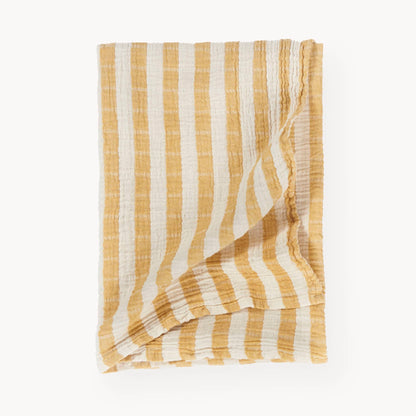 POKOLOKO Sailor Muslin Baby Blanket #color_marigold