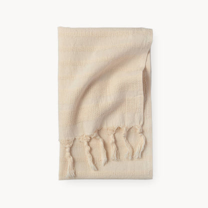 POKOLOKO Shannon Hand Towel #color_shannon-ecru