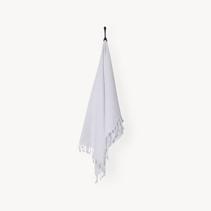 POKOLOKO Stonewashed Waffle Hand Towel #color_stonewashed-salt