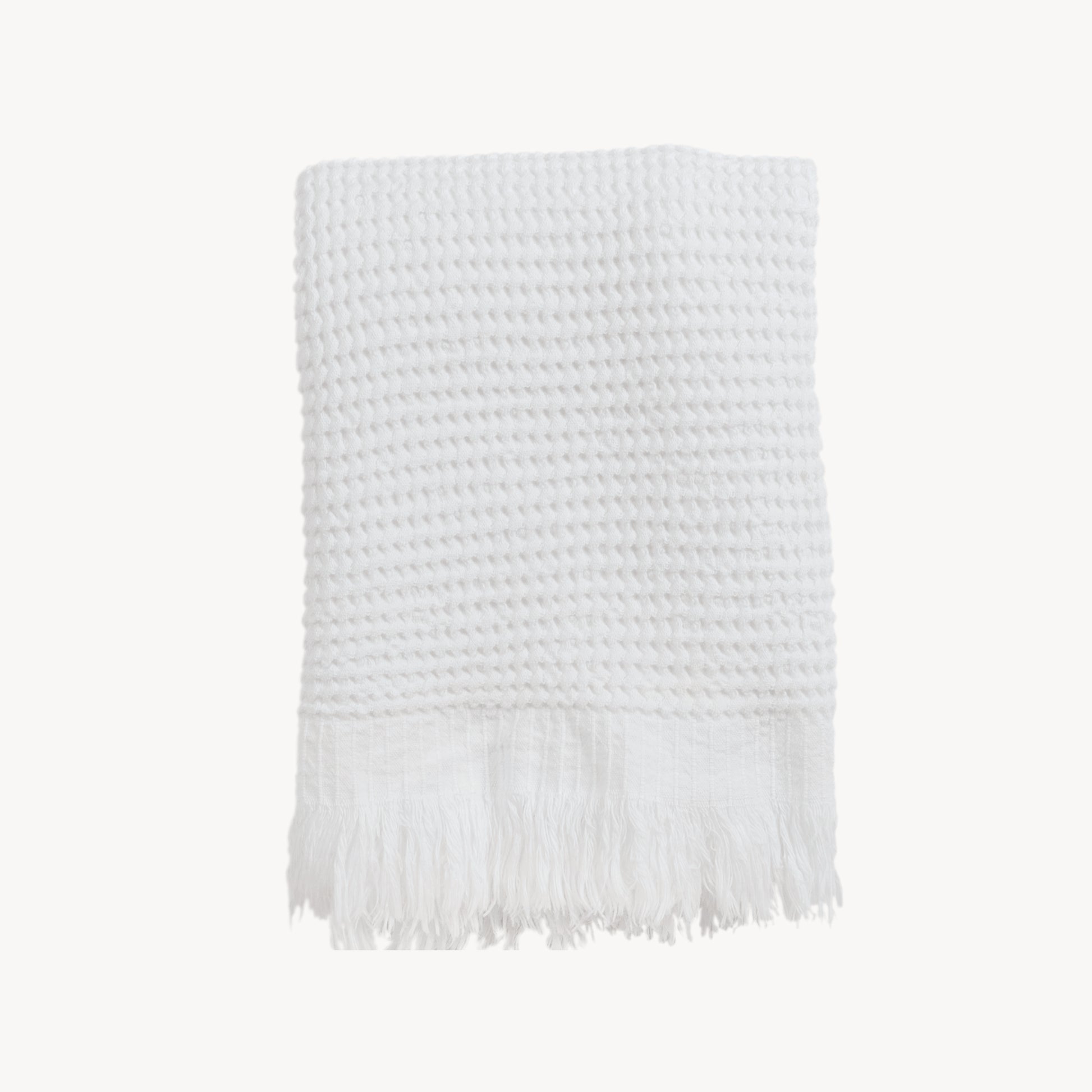 POKOLOKO Wave Hand Towel #color_white-wave