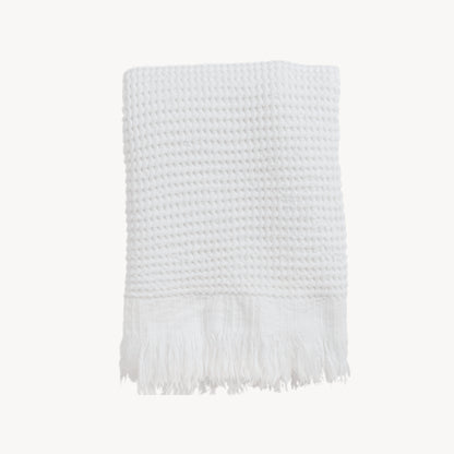 POKOLOKO Wave Hand Towel #color_white-wave