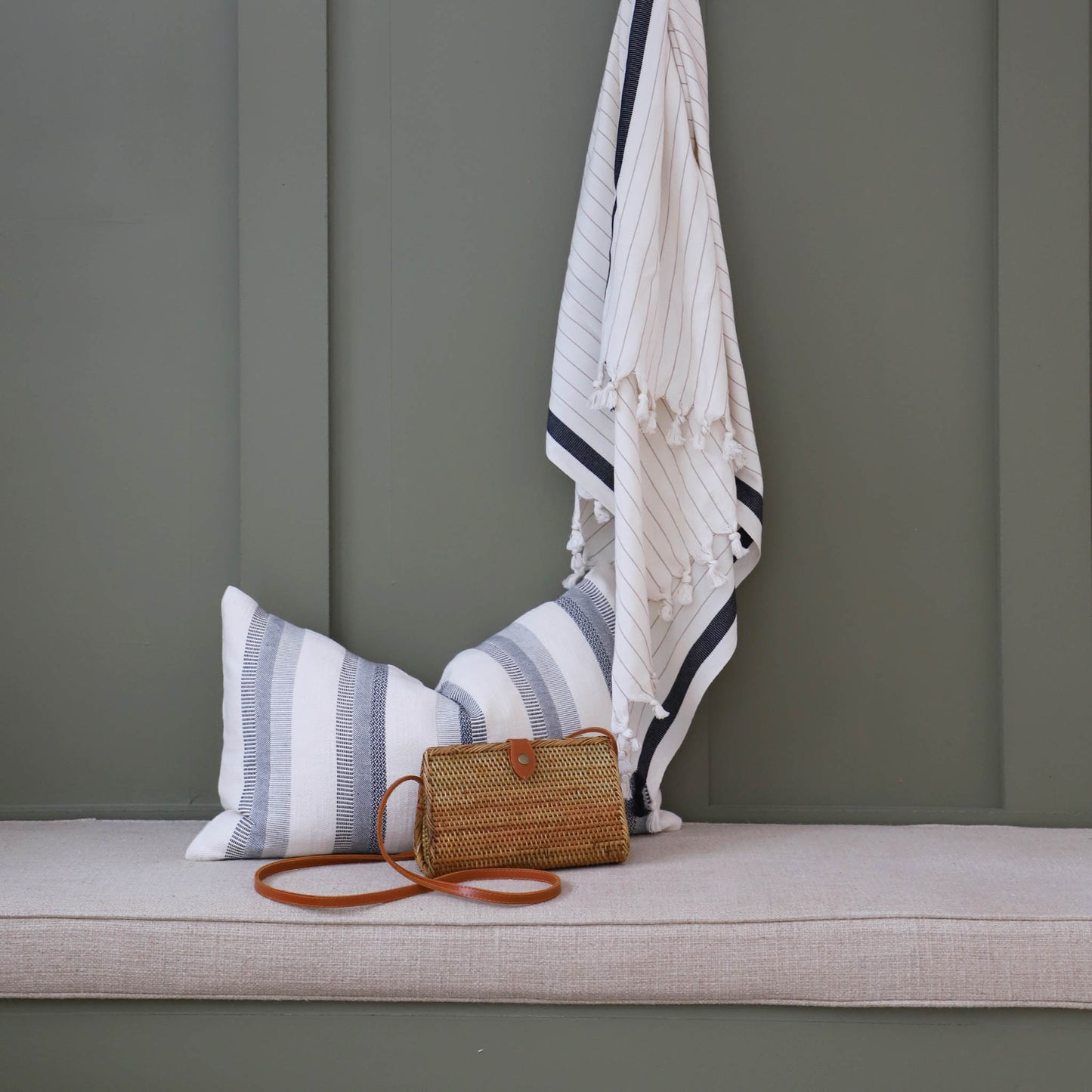 POKOLOKO Cabana Pillow #color_ocean-cabana