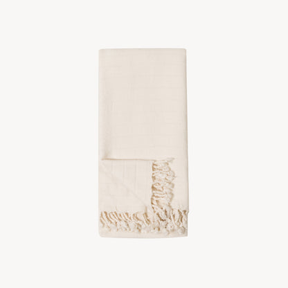POKOLOKO Striped Bamboo Towel #color_cream-striped-bamboo