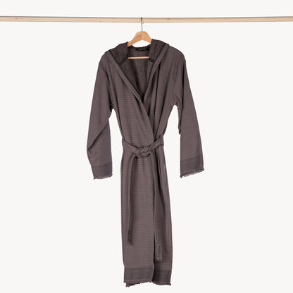 POKOLOKO Leo Terry Robe #color_leo-charcoal