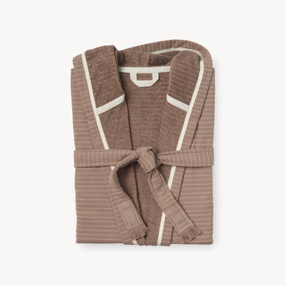 POKOLOKO Leo Terry Robe #color_leo-tea