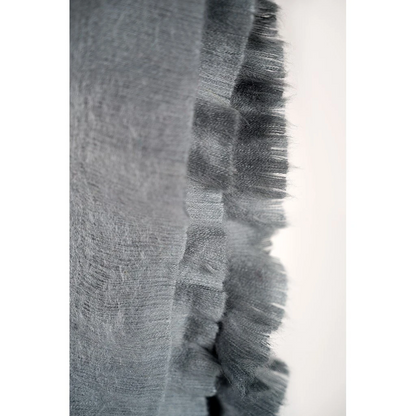 POKOLOKO Solid Alpaca Seamless Scarf #color_fossil
