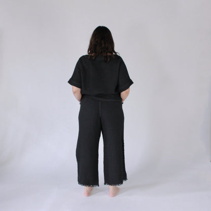 POKOLOKO Crinkle Boat Top #color_crinkle-black