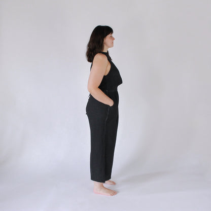 POKOLOKO Crinkle Keyhole Tank #color_crinkle-black