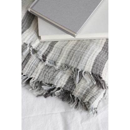 POKOLOKO Crinkle Striped Throw #color_striped-dala